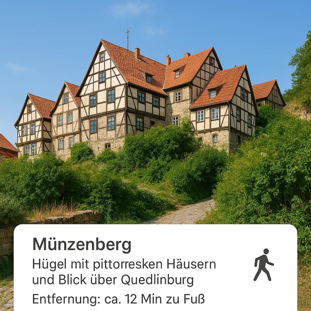 Апартаменты Harzer Fachwerkstube Кведлинбург Экстерьер фото
